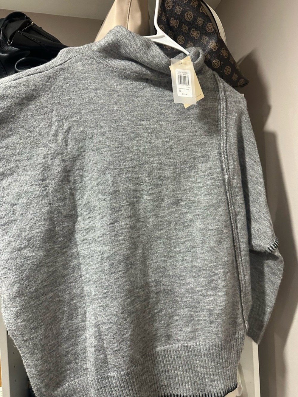 NWT Elan Light Gray Turtleneck Sweater